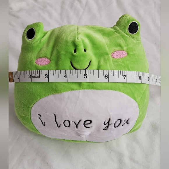 NWOT Squishy Plush Frog 8" - Picture 5 of 5